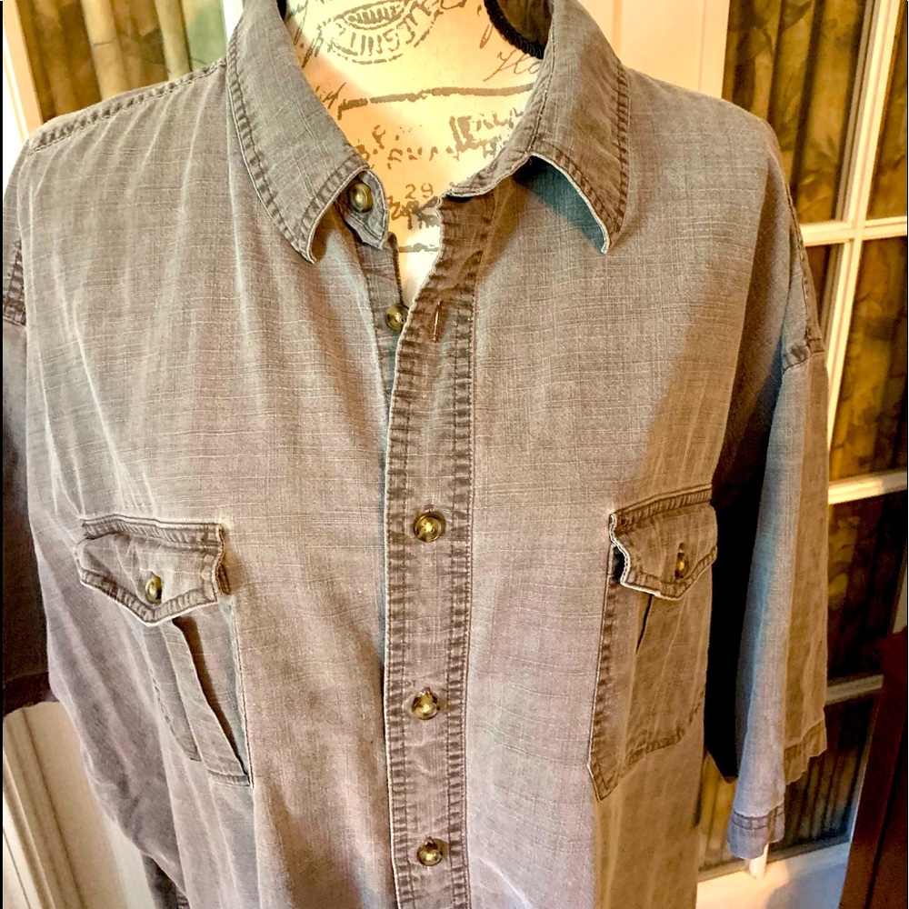 💎Men’s St. John’s Bay Short Sleeve Dress Shirt